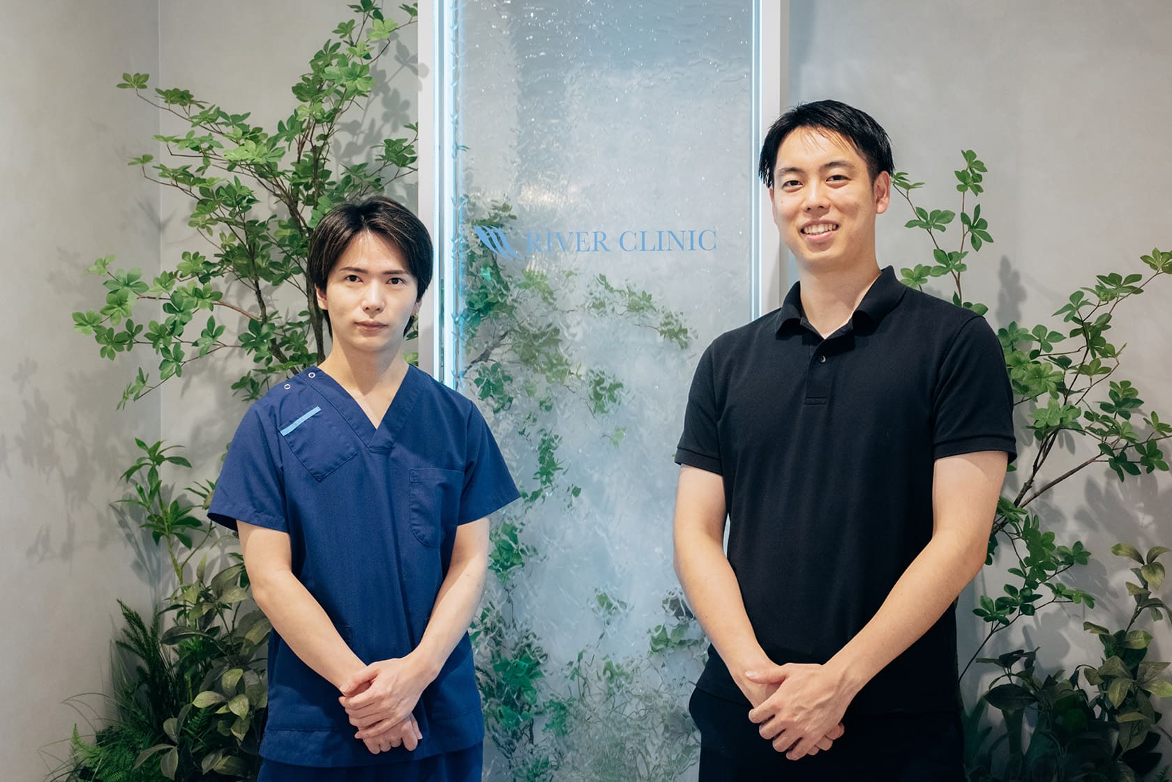 RIVER CLINIC 戸田貴之院長とアットクリニック担当者